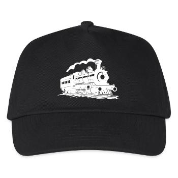 Chemin de fer - Casquette de baseball Enfant - noir - Devant