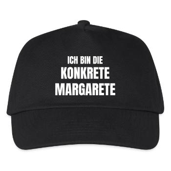 I am the concrete Margarete. - Kids’ Baseball Cap - black - Front
