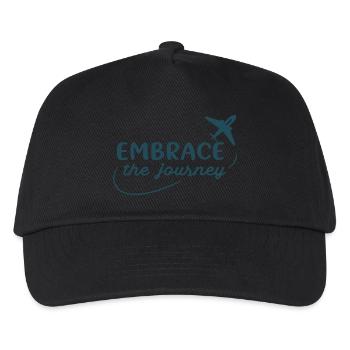 Embrace the Journey - Kids’ Baseball Cap - black - Front