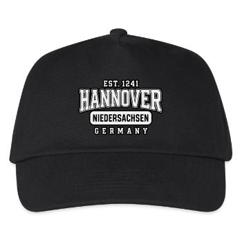 Hannover Niedersachsen - Kinder Basecap - Schwarz - Vorne