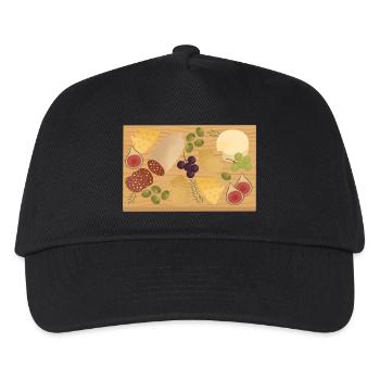 Charcuterie-Brett - Kinder Basecap - Schwarz - Vorne