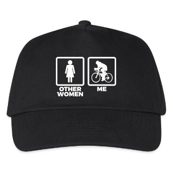 Andere Frauen und ich - Kinder Basecap - Schwarz - Vorne