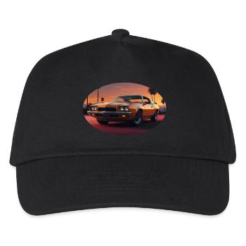 Muscle Car - Casquette de baseball Enfant - noir - Devant