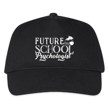 School Psychologist Future - Kids’ Baseball Cap - black - Front