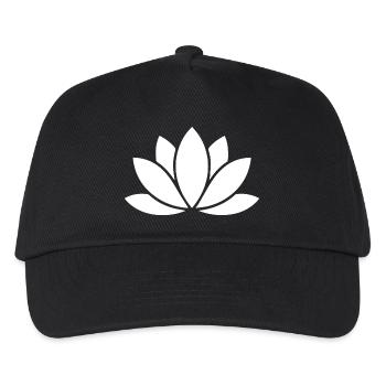 Affirmations lotus Für Psychische Gesundheit - Kinder Basecap - Schwarz - Vorne