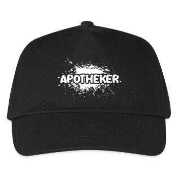 Job Apotheker - Kinder Basecap - Schwarz - Vorne