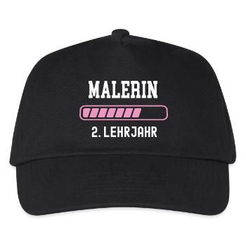 Painter training 2nd year second year apprenticeship - Kids’ Baseball Cap - black - Front