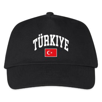 Turkey Flag - Kids’ Baseball Cap - black - Front