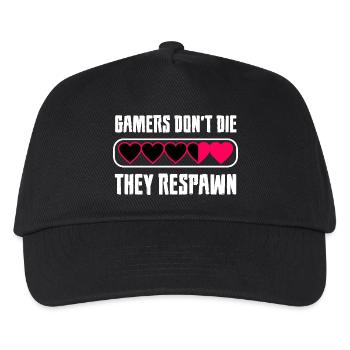 Message du cœur du joueur - Casquette de baseball Enfant - noir - Devant