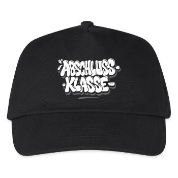 Abschlussklasse – Graffiti Style - Kinder Basecap - Schwarz - Vorne
