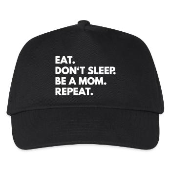 Manque de sommeil de la mère - Casquette de baseball Enfant - noir - Devant