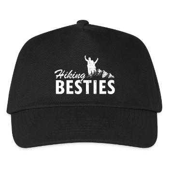 Hiking Adventure Friends Trail Buddies Together - Kinder Basecap - Schwarz - Vorne