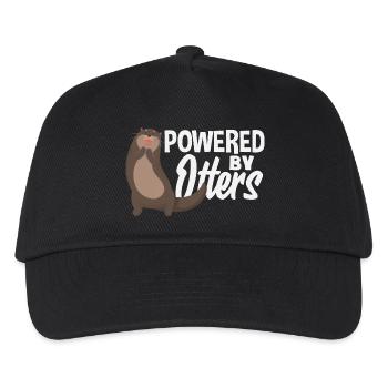 Angetrieben Von Sea Otter Cartoon - Kinder Basecap - Schwarz - Vorne