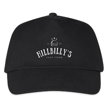 Hillbilly Burger Logo - Kids’ Baseball Cap - black - Front