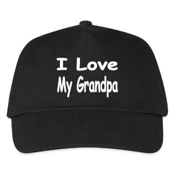 Grandfather - Kids’ Baseball Cap - black - Front