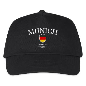 I love Munich, souvenir Munich - Kids’ Baseball Cap - black - Front