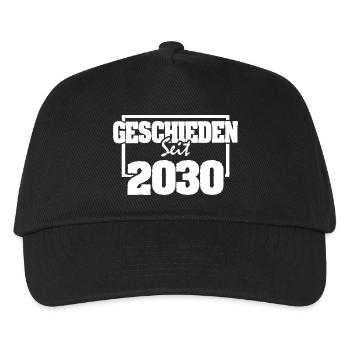 Heirat 2030 - Kinder Basecap - Schwarz - Vorne