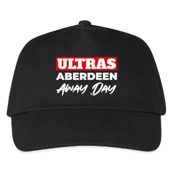 Ultras Aberdeen Auswärtstag - Kinder Basecap - Schwarz - Vorne
