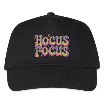 Witchcraft Hocus Focus Spellcaster Rune Symbols - Kids’ Baseball Cap - black - Front