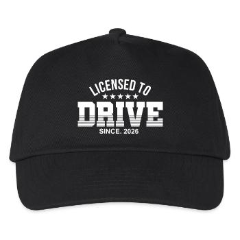 Driving License 2026 Driving Test Driving License Test - Kids’ Baseball Cap - black - Front