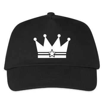 Crown Symbol - Kids’ Baseball Cap - black - Front