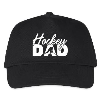 Hockey-Papa wie ein normaler Vater, nur coolere Kunst - Kinder Basecap - Schwarz - Vorne