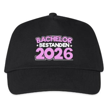 Bachelor 2026 Graduation Graduation - Kids’ Baseball Cap - black - Front