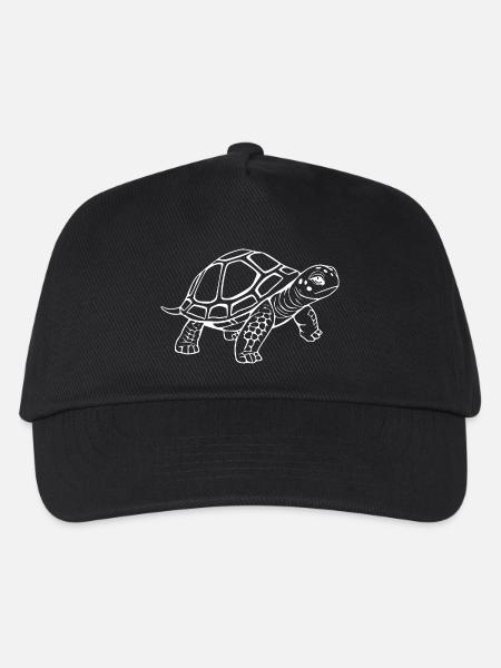 Schildkröten Schildkröten - Kinder Basecap - Schwarz