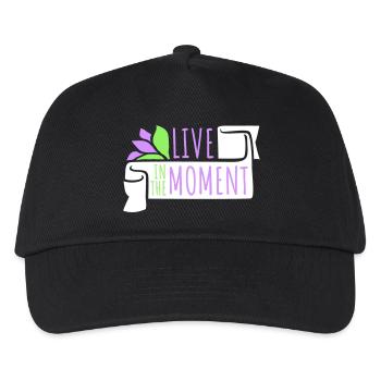Vivre dans l’instant Pleine conscience de la présence - Casquette de baseball Enfant - noir - Devant