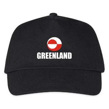 Groenland - Nu Det Nuuk - Danemark - Danemark - Casquette de baseball Enfant - noir - Devant