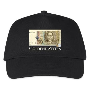 Golden Times DM Retro 50s, Hand Drawing - Kids’ Baseball Cap - black - Front