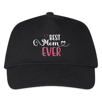 Die beste Mutter aller Zeiten - Kinder Basecap - Schwarz - Vorne