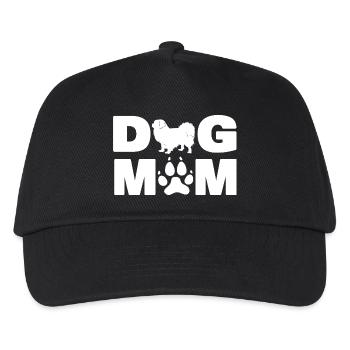Tibetan Spaniel Dog Mom Paw Print Puppy Gift - Kids’ Baseball Cap - black - Front