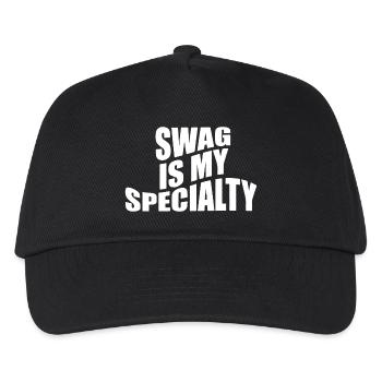 Swag is my specialty - Kinder Basecap - Schwarz - Vorne