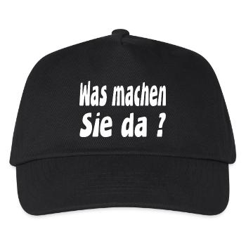 Work - Kids’ Baseball Cap - black - Front