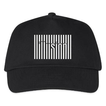 Illusion du code-barres - Casquette de baseball Enfant - noir - Devant