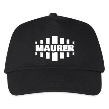 Job Maurer - Kinder Basecap - Schwarz - Vorne