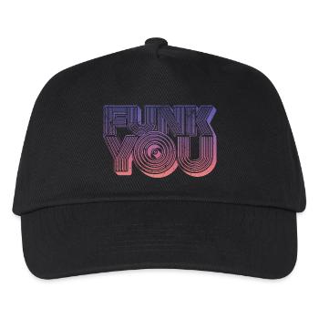 Funk You Vintage - Kids’ Baseball Cap - black - Front