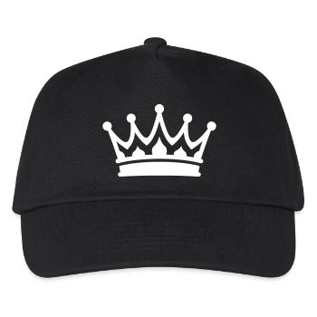 Crown Symbol - Kids’ Baseball Cap - black - Front