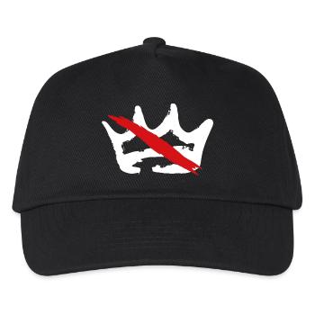 Pas de roi - Casquette de baseball Enfant - noir - Devant
