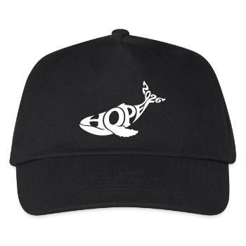 HOPE THE WHALE - Kids’ Baseball Cap - black - Front