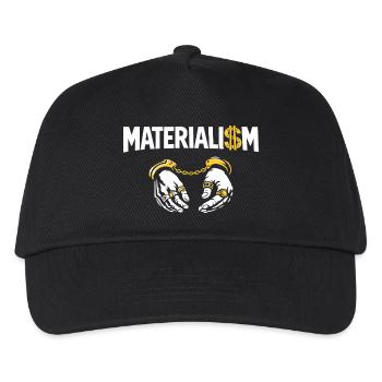 Materialism: Tied Hands Criticism of the System - Kids’ Baseball Cap - black - Front