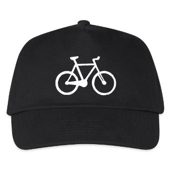 Roue de vélo - Casquette de baseball Enfant - noir - Devant