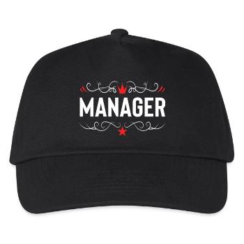 Manager Profession - Kids’ Baseball Cap - black - Front