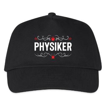 Physiker Beruf - Kinder Basecap - Schwarz - Vorne