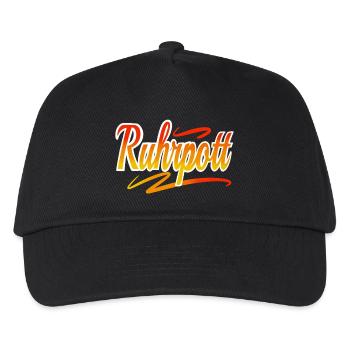 Ruhrpott - Kinder Basecap - Schwarz - Vorne
