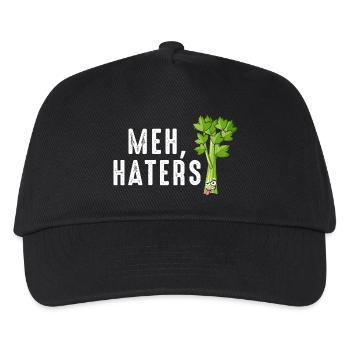 Meh Celery Haters Tee - Kids’ Baseball Cap - black - Front