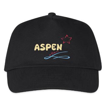 Geschenk für Aspen - Kinder Basecap - Schwarz - Vorne