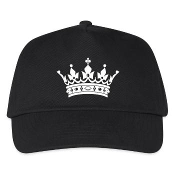 Krone - Kinder Basecap - Schwarz - Vorne