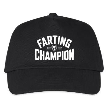 Champion des pets - Casquette de baseball Enfant - noir - Devant